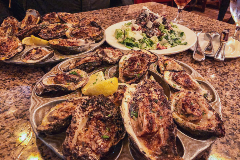 Bourbon House oysters