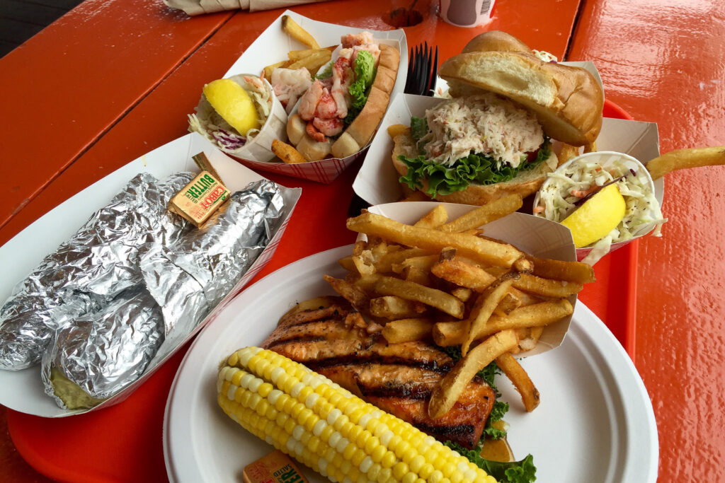 Lunch at the Portland Lobster Company